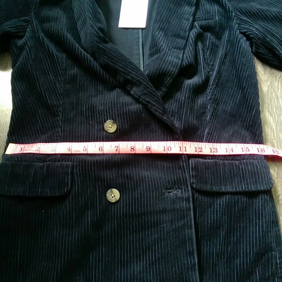 💥3/$60💥NWT JDY Courdroy Navy Blue Blazer - Picture 10 of 12